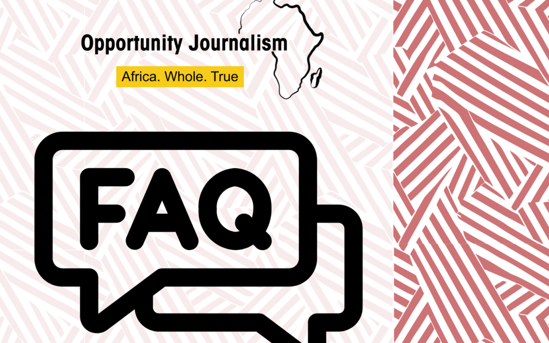 FAQs – Opportunity Journalism