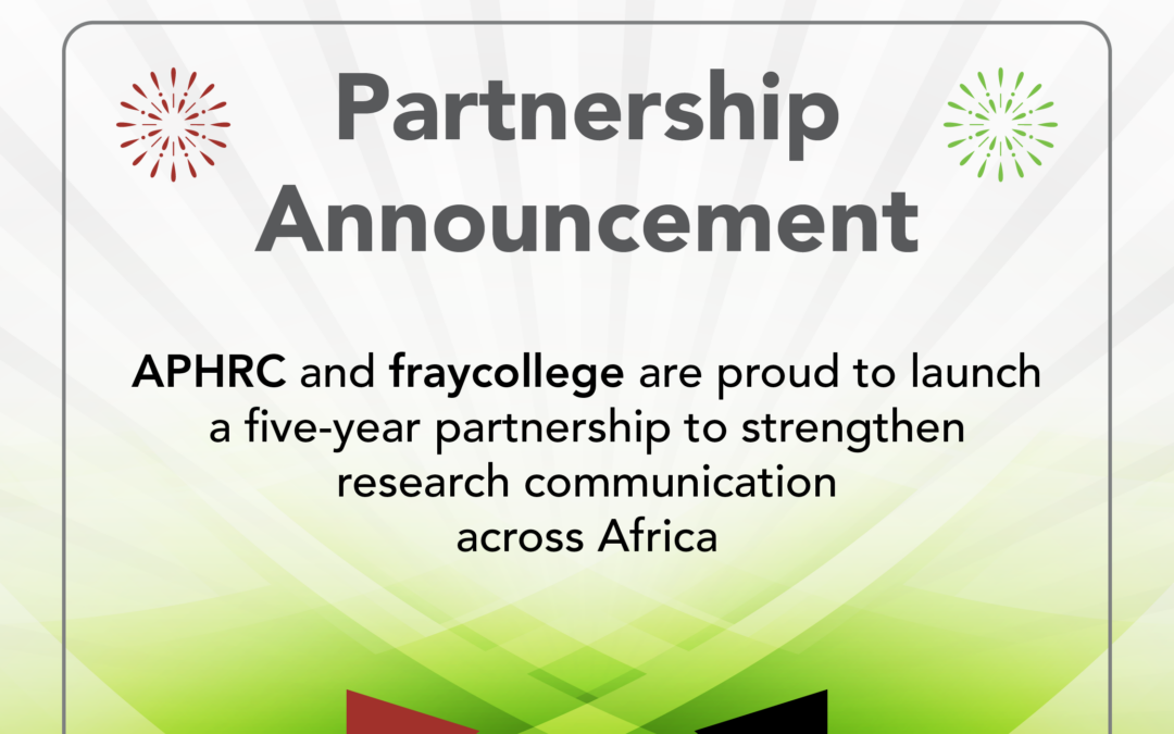 Partnership to Support Africa’s Research Communications and Policy Influence